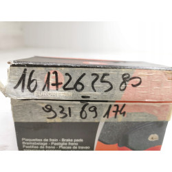 Zestaw klocków hamulcowych, hamulce tarczowe Eurorepar 1617262580