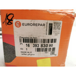 KLOCKI HAMULCOWE PRZÓD EUROREPAR ADAM CORSA E 1639383080