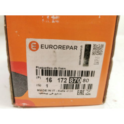 Zestaw klocków hamulcowych, hamulce tarczowe Eurorepar 1617287080