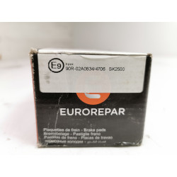 Zestaw klocków hamulcowych, hamulce tarczowe Eurorepar 1639383180