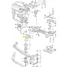 Konsola przód Volkswagen Golf Jetta Polo Passat OE 1H0199273C