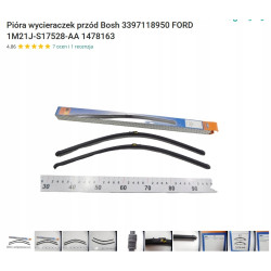 Wycieraczki Bosch / FORD przód 700 mm 700 mm