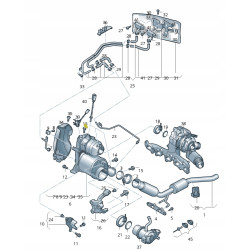 Śruba z kołnierzem sześciokątnym M8X65 VOLKSWAGEN CADDY AUDI A3 N10604403