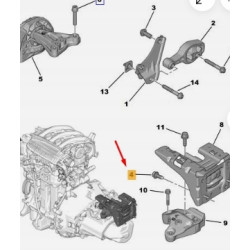Śruba kołnierzowa 10x150 OPEL Corsa F OE 9802513080