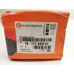 Zestaw klocków hamulcowych, hamulce tarczowe przód Eurorepar 1617258080