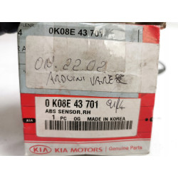 Czujnik ABS prawy tył przód Kia Sportage I OE 0K08E 43 701