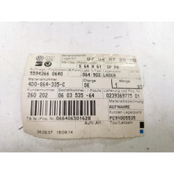 STELAŻ ŁAPA UCHWYT MOCOWANIE PODŁOKIETNIKA AUDI A8 D2 LIFT 99-02 4D0864335C