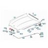 Zatrzask bezpieczeństwa maski górna MERCEDES BENZ SLK R170 OE 1708800560