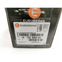 Zestaw klocków hamulcowych, hamulce tarczowe Eurorepar 1673899080