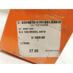 Zestaw klocków hamulcowych, hamulce tarczowe Eurorepar 1673899080