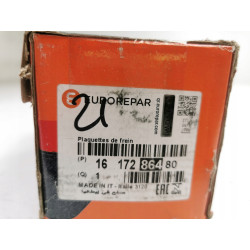 Zestaw klocków hamulcowych, hamulce tarczowe Eurorepar 1617286480