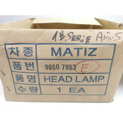 Klosz, obudowa lampa lewy przód Daewoo MATIZ 1998-2000 OE 96507853