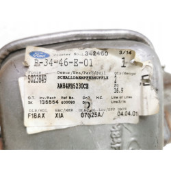 Rura kolektora FORD Fiesta MK2 OE AM84FB5230CE AM84FB-5225-GA 5023849