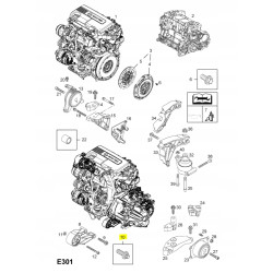 Śruba, torx, m12 x 35, blok amortyzatora do silnika OPEL ASTRA H 11099491