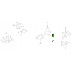 Osłona termiczna mocowania silnika - GM Chevrolet Cruze OE 684296 13272628
