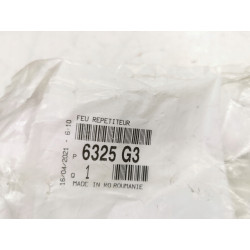 Kierunkowskaz boczny PEUGEOT 107 206 207 307 AYGO SCUDO JUMPY 6325 G3