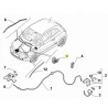 Nakładka na pokrywę komory silnika FIAT Abarth 500e 2023-Obecna 521934590