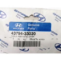 Naciąg linki, ręczna skrzynia biegów do HYUNDAI Sonata II OE 43794 33020