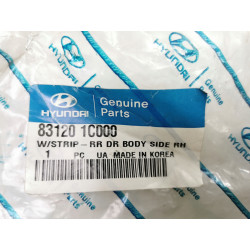 USZCZELKA DRZWI PRAWY TYŁ HYUNDAI GETZ 2002- OE 83120 1C000
