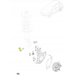 ŚRUBA Z ŁBEM SZEŚCIOKĄTNYM M14X20 OPEL ANTARA OE 94502098