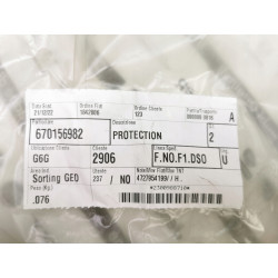 Osłona progu nadkola lewy tył Alfa Romeo Stelvio OE 670156982