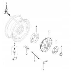 Zawór opony OPEL Movano B OE 93856481