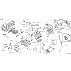 DŹWIGNIA, NAGRZEWNICA NISSAN JUKE F15E OE 27168-1KA0A