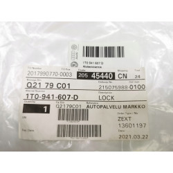 Zaślepka serwisowa reflektora lampy przedniej VW Passat CC OE 1T0941607D