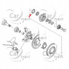 USZCZELNIACZ PIASTY PRZÓD NISSAN NAVARA, NP300, TERRANO OE 40232 31G00
