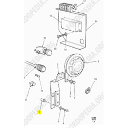 Nakrętka specjalna M8 × 3 mm Ford Transit MkIII OE 6143409