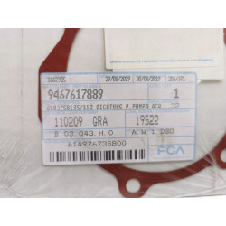USZCZELKA POMPY WODY FIAT SCUDO 2007- OE 9467617889