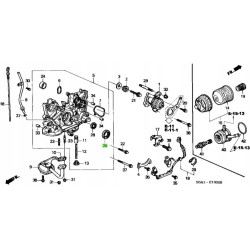 Uszczelniacz wału korbowego Honda Accord Prelude OE 91212-PAA-A01