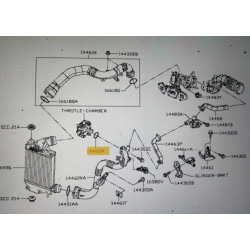Uszczelka rury wlotowej turbo Nissan Juke Qashqai OE 14079-00QAA