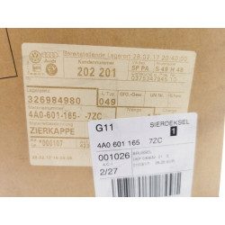 Kołpak dekielek dekiel zaślepka felgi Audi OE 4A0601165 4A06011657ZC