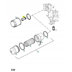 Złącze filtr do bloku cylindrów Vauxhall FRONTERA-A 1992-1998 OE 91153937