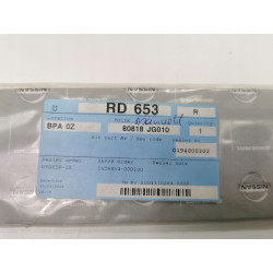 TAŚMA PRZEDNIEGO SKRZYDŁA DRZWI TYLNEGO, PRAWEGO NISSAN X-TRAIL 80818-JG010