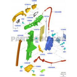 Śruba 4.2 X 19MM sterowanie zamkiem drzwi przednich Ford Transit OE 1830150