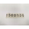 Pierścień ustalający cylindra zamka Ford Escort Fiesta Sierra OE 1568136