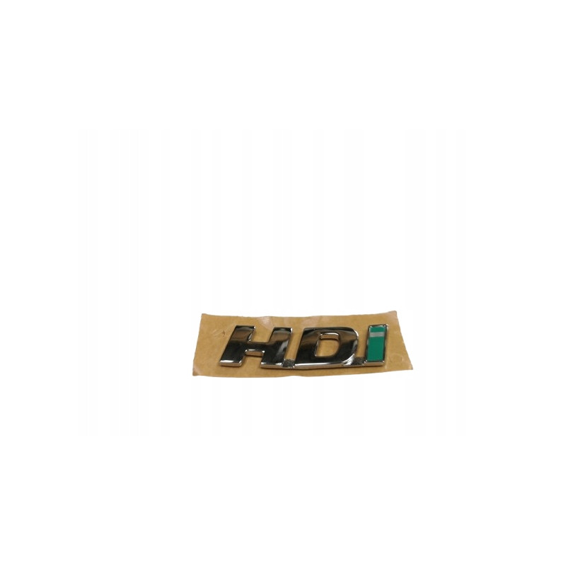 Emblemat, napis HDI Peugeot 206 OE 8665 A8