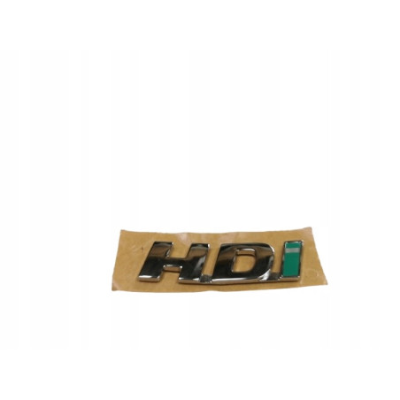 Emblemat, napis HDI Peugeot 206 OE 8665 A8
