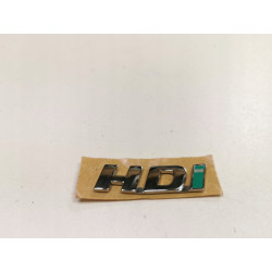Emblemat, napis HDI Peugeot 206 OE 8665 A8