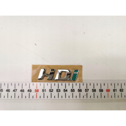 Emblemat, napis HDI Peugeot 206 OE 8665 A8