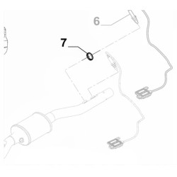Podkładka płaska z czujnikiem Nox FIAT 500 X TIPO DOBLO OE 46355425