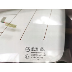 SZYBA TYLNA PRAWA MAŁA CHEVROLET CAPTIVA C100 2007- 96622513