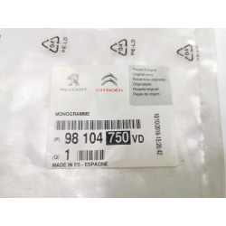 Napis logo znaczek emblemat „BlueHDi” PSA OE Peugeot 308 98104750VD