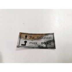 ZESTAW, BELKA HAK HOLOWNICZY PEUGEOT CITROEN OE 9627.CV