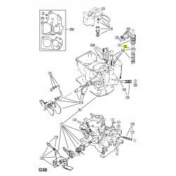 Tuleja podporowa OPEL Vauxhall CAVALIER 1982-1988 OE 830401 96009303