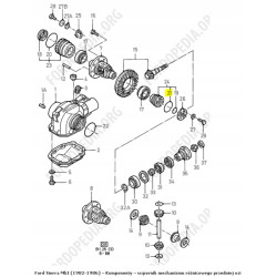Pierścień uszczelniający 74 × 2 mm Ford Sierra MkI 1982-1986 OE 6144622