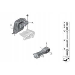 Wkładka gwintowana Heli-Coil M12x1,5 wspornik silnika BMW 5 E60 07146958589