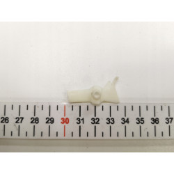 Zacisk zamka lewych przednich drzwi, biały, Opel Omega A, Corsa B 90274437